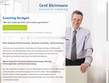 Tablet Screenshot of gerd-kleinmann.de